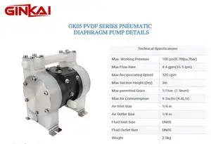 Pompe AODD en PVDF GK05