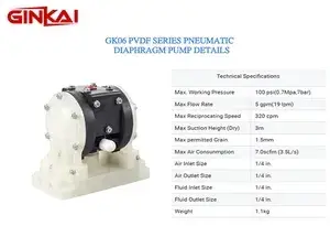 Pompe AODD en PVDF GK06