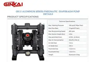 Pompe AODD en aluminium GK15