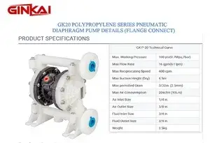 Pompe AODD en PP GK04