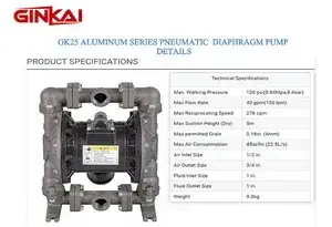 Pompe AODD en aluminium GK25