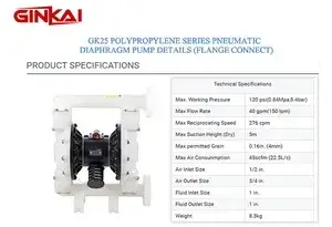 Pompe AODD en PP GK20