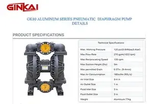 Pompe AODD en aluminium GK80