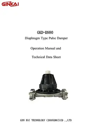 Manuel et fiche technique de l'amortisseur GKD-DN80