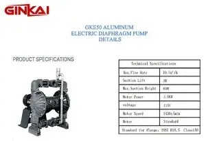 Pompe EODD en aluminium GKE50