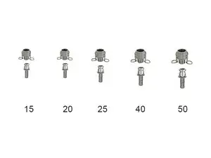 Raccords rapides en acier inoxydable