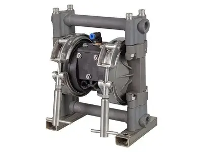 Pompe pneumatique à membrane aluminium