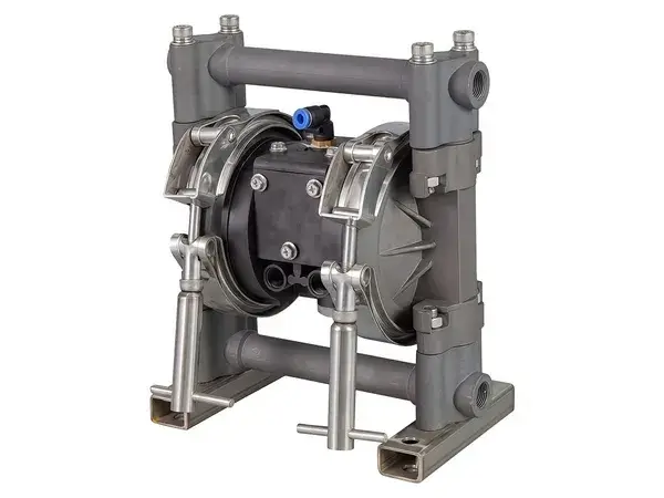 Pompe pneumatique à membrane aluminium