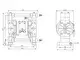Pompe AODD en aluminium 3/8"