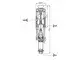 Pompe à piston pneumatique en acier inoxydable, 5:1