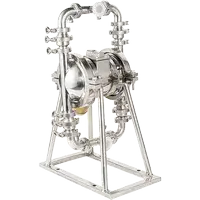 Pompe pneumatique à membranes