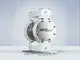 1-Corps de pompe en PTFE avec intermédiaire en acier inoxydable