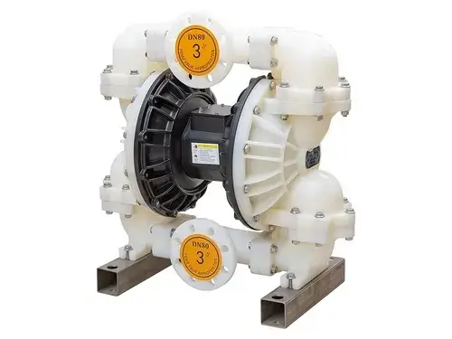 Pompe à double membrane pneumatique en PVDF 3"
