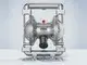Pompe tout en acier inoxydable 1-1/2", orifices filetés avec sortie centrale