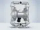 Pompe tout en acier inoxydable 1-1/2", orifices filetés avec sortie centrale