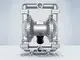 Pompe tout en acier inoxydable 1-1/2", orifices filetés avec sortie centrale