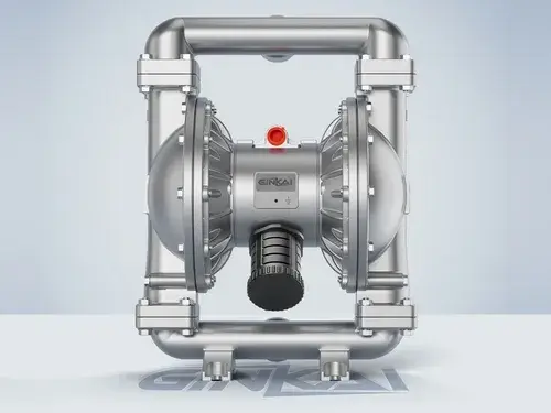 Pompe tout en acier inoxydable 1-1/2", orifices filetés avec sortie centrale