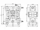 Pompe à double membrane pneumatique en acier inoxydable 3/4"