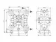 Pompe à double membrane pneumatique en acier inoxydable 3/4"