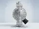 Pompe à membrane pneumatique en acier inoxydable 1"