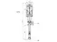 Pompe à piston pneumatique en acier inoxydable, 12:1