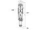 Pompe à piston pneumatique en acier inoxydable, 4:1