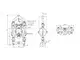 'Pompe de transfert de poudre en acier inoxydable 1"